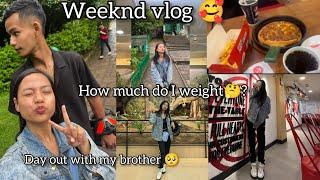 Day out with my brother ️‍|park|food |vlog