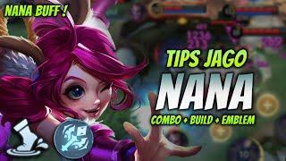 CARA MAIN NANA BUFF ! BUILD & EMBLEM NANA TERBARU 2024 ! | NANA MID LANE GAMEPLAY