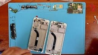 XIAOMI REDMI 5 //Полный РАЗБОР и ЗАМЕНА экранного модуля с рамой на OEM