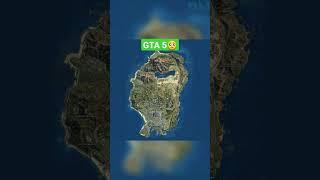 GTA 5 VS GTA 6 #gta5 #vs #gta6 #shorts #map #gta5vsgta6map