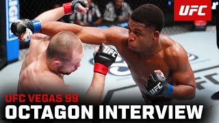 Cameron Smotherman Octagon Interview | UFC Vegas 99