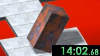 Bloxorz speedruns are extremely satisfying