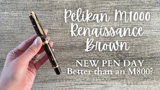 #newpenday // Pelikan M1000 Renaissance Brown // A pen I never thought I would own! #fountainpen