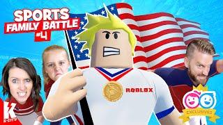 K-City Sports Gaming Family Battle 4: ROBLOX Mini Games Edition! K-CITY