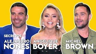 La entrevista que no esperaban Angelique Boyer, Michel Brown y Alejandro Nones en #Secretos