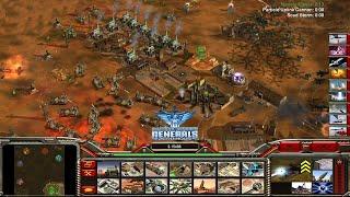 Command & Conquer Generals Zero Hour - Boss 1 vs 7 Hard Gameplay ( The Thunder Storm Begin )