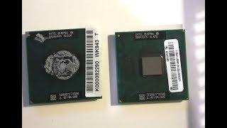 Toshiba Satellite L500 CPU upgrade Pentium T4300 to T8300