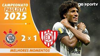 CORINTHIANS 2 X 1 NOROESTE | MELHORES MOMENTOS | CAMPEONATO PAULISTA 2025 | ge.globo