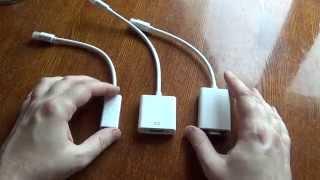 Обзор адаптеров с Mini DisplayPort'а на VGA и на HDMI