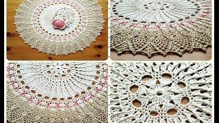 МК салфетка Шерри 19-20 ряды Crochet doily rounds 19-20