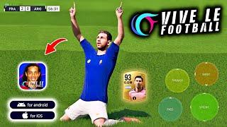 VLF 24 Mobile ( For Android & iOS ) - Story Mode Gameplay - Android Vive Le Football 2024 Mobile