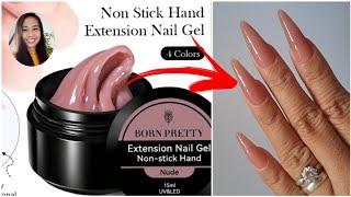 Must Try! How To Use Born Pretty 15ml Non Stick Hand Extension Nail Gel - Multifunction Nail Gel