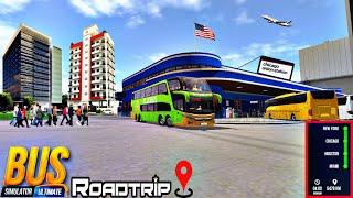 Bus Simulator : Ultimate | Trip to ( NEW YORK - CHICAGO - HOUSTON - MIAMI | IOS/Android Gameplay