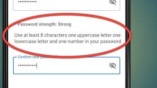 Use At Least 8 Characters One Uppercase Letter One Lowercase Letter And One Number In Your Password.