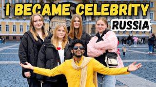 Indian Tourist became Celebrity in Russia 