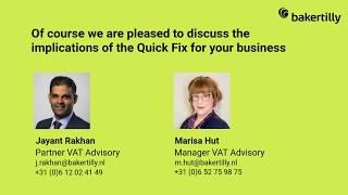 Recap of the Quick Fix on the VAT identification number | Baker Tilly