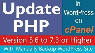 How to Update PHP Version in WordPress on cPanel ( With Full Explanation + Backup)