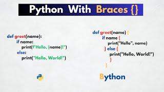 Python with Curly Braces | Bython