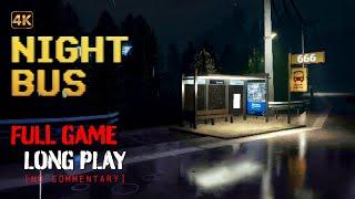 Night Bus - All 4 Endings + Full Game Longplay Walkthrough | 4K | No Commentary