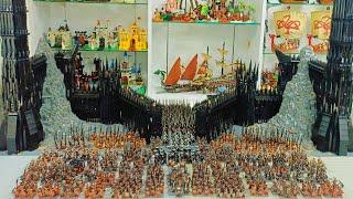 LEGO LOTR - Building Black Gate.. Episode 12 - 1k Custom Orc Army