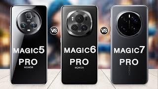 Honor Magic 7 Pro Vs Honor Magic 6 Pro Vs Honor Magic 5 Pro Specs Review