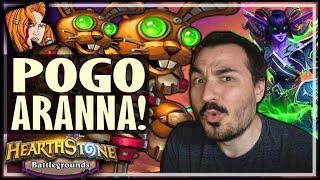 HOW I PLAY POGO ARANNA! (AND WIN?!) - Hearthstone Battlegrounds