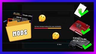 How To Fix "Connect Storage Media At the save Destination" Problem On Your Jailbroken PS3️