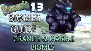 Terraria 1.3 Biomes Guide!: GRANITE & MARBLE BIOMES!