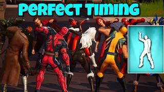 Fortnite Perfect Timing - Bye Bye Bye Emote  (NSYNC / Deadpool Dance)