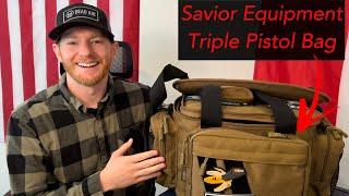 Savior Equipment Specialist Series Tactical Triple Pistol Bag - Unboxing and Overview