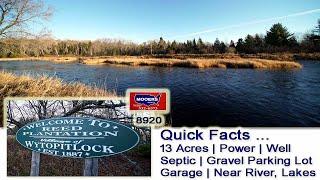 Cheap Land For Sale In Maine | Well, Septic, Power, 13 Acres Wytopitlock ME MOOERS REALTY 8920