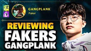 FAKER'S GANGPLANK IS INSANE...