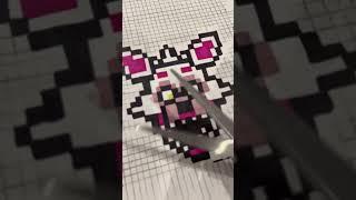 FNaF Funtime Foxy pixel art! #fnaf #fivenightsatfreddys #art #decoration #diy #pixelart #drawing