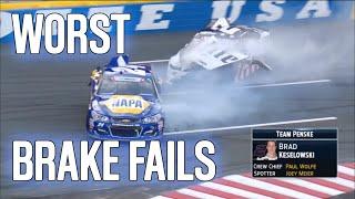 NASCAR WORST BRAKE FAIL MOMENTS | Best Of NASCAR