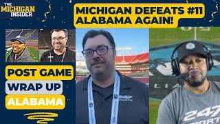 ReliaQuest Bowl Postgame:  Michigan defeats Alabama 19-13