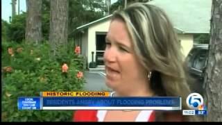 Residents angry about flooding problems