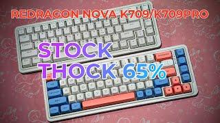 Redragon Nova K709 / 709 Pro 65% Mechanical Keyboards Review and Sound Test