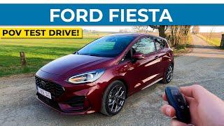 Ford Fiesta (2023) ST-Line - Walkaround + POV Test Drive 4K - 155 PS Mild-Hybrid