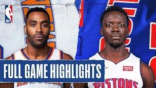 KNICKS at PISTONS | FULL GAME HIGHLIGHTS | February 8, 2020