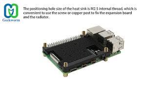 How to Use Geekworm Design Embedded Heatsink with Cooling Fan for Raspberry Pi 4 Model B?