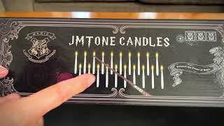 Floating Candles with Wand, Harry Potter 20pc Magic Hanging Candles