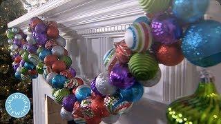 Holiday DIY: Colorful Ornament Garland - Martha Stewart