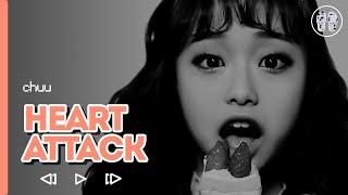  Chuu (LOONA) - Heart Attack ( перевод + color coded lyrics )