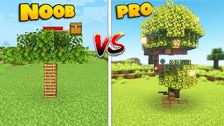 Minecraft Noob VS Pro Build Battle!