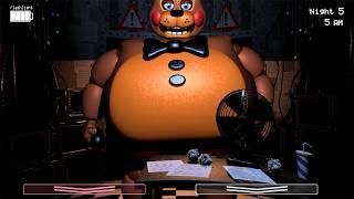 Toy Freddy eats all pizzas FNaF in Real Time Animated