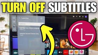 How To Turn On & OFF Subtitles on LG Smart TV