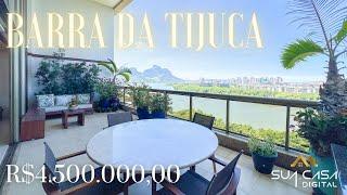 APARTAMENTO exclusivo à venda na PENÍNSULA | Barra da Tijuca | Vista para lagoa e Pedra da Gávea