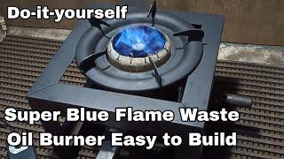 How to make Used Oil Stove Burner Simple Design