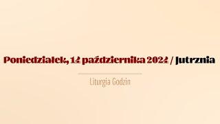 #Jutrznia | 14 października 2024