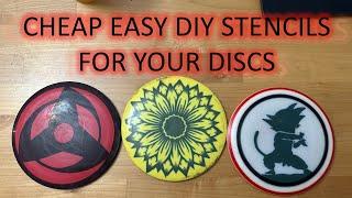 Cheap and Easy Stencil Dye for your Disc Golf Discs